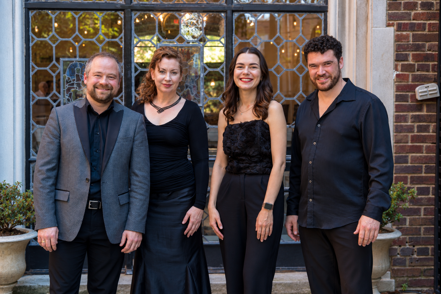 The Embassy String Quartet — Nikita Borisevich, Renate Falkner, Veronika Sveshnikova and Jacques-Pierre Malan